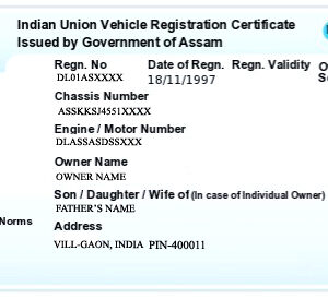 VEHICLE RC INDIA